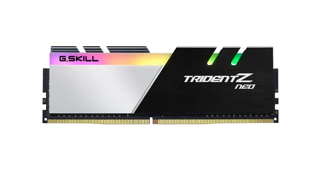 Trident Z Neo DDR4-3600 - 128GB - CL18 - Quad Channel (4 pcs) - AMD Optimized - Svart med RGB
