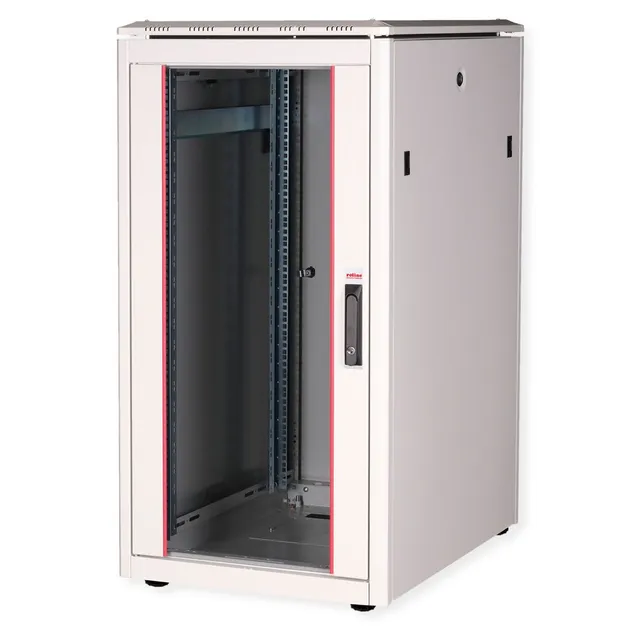 Pro - rack - with glass door 600 x 800 mm (WxD) - 22U