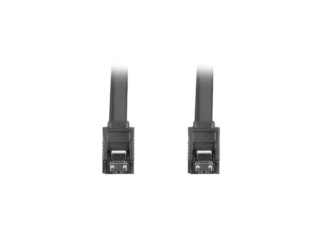 SATA 3 6GB/S 50cm Metallklämmor Svart