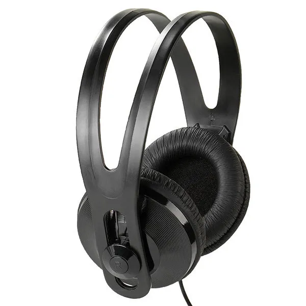 Over-Ear TV-headphone 5m cable 3.5/6.3mm - Black