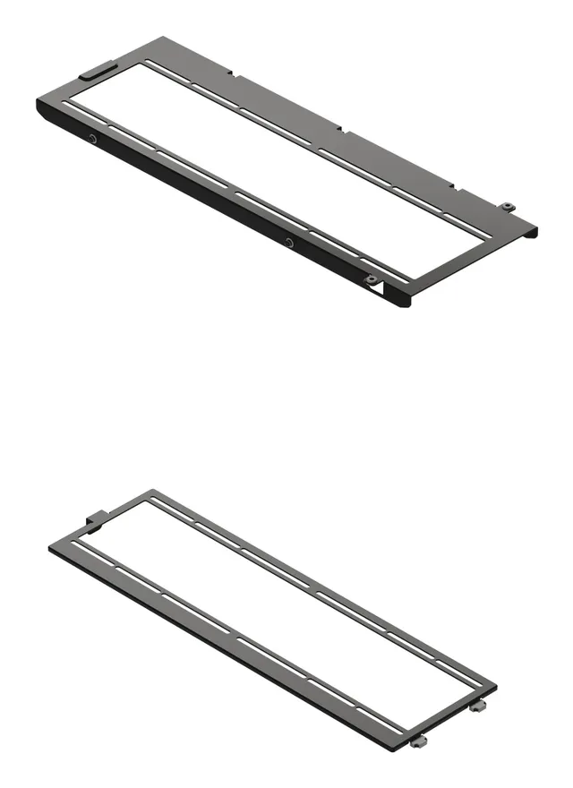 HS 420 Fan Brackets for 360mm Radiator - Black