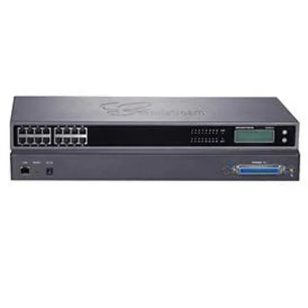 Grandstream GXW4216 - VoIP-telefonadapter - 16 portar - 1GbE röst/faxkort - analoga portar: 16 - 1U - kan monteras i rack