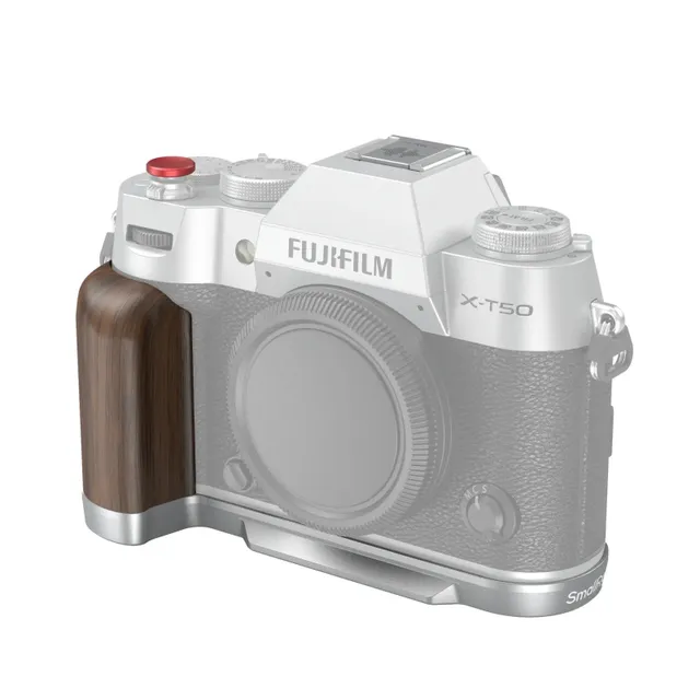 SmallRig 4735 Wooden L-Shape Grip for Fujifilm X-T50 Silver