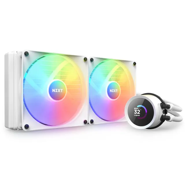 Kraken 280 White RGB - CPU Vattenkylare - Max 32 dBA