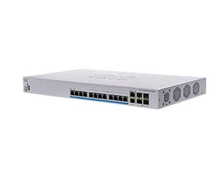 Business 350 Series CBS350-12NP-4X - Switch - L3 - Administrerad - 12 x 100/1000/2.5G/5GBase-T (PoE+) + 2 x combo 10 Gigabit SFP+/RJ-45 + 2 x 10