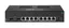 HPE Aruba Networking CX 6000 8p 10M/100M/1G 2p SFP 1G Switch - Switch - Administrerad - 8 x 10/100/1000 + 2 x gigabit SFP (upplänk) - sida till sida luftflöde - rackmonterbar, väggmonterbar - AC - BTO