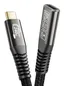 0,5m Thunderbolt 4 förlängningskabel, USB-C hane till hona, 240W snabbladdning, 40Gbps, 8K 60Hz