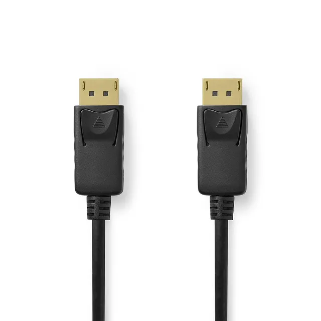 Displayport-kabel | DisplayPort Hane | DisplayPort Hane | 8K@60Hz | Guldplaterad | 3.00 m | Rund | PVC | Svart | Label