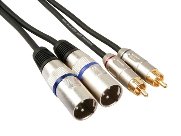 2x XLR till 2x RCA