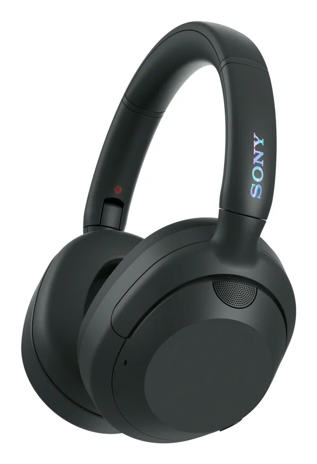 Sony WH-ULT900N - Ult Power Sound Series - hörlurar med mikrofon - fullstorlek - Bluetooth - trådlös, kabelansluten - aktiv brusradering - 3,5 mm kontakt - ljudisolerande - svart