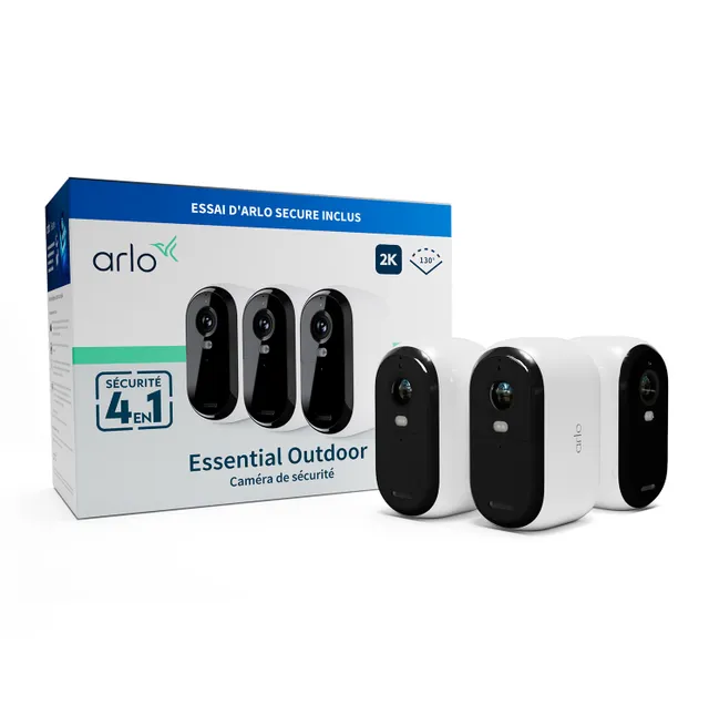 Essential 2K säkerhetskamera (3-pack)