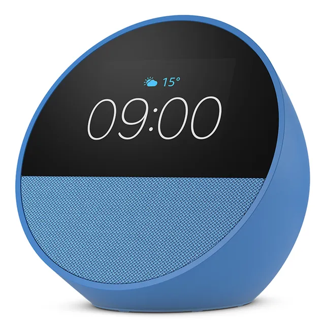 Echo Spot, Amazon Alexa, Sfärisk, Blå, 7,19 cm (2.83), 320 x 240 pixlar, MediaTek