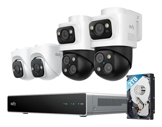 S4 NVR säkerhetskamerasystem (med PoE Cam E41)