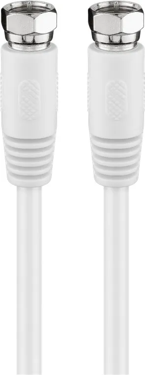 SAT-antennkabel (80 dB), dubbelskärmad F-plugg > F-plugg (helt skärmad), 2.5 m