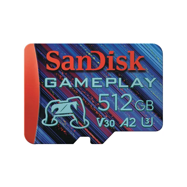 GamePlay - Flash-minneskort - 512 GB - A2 / Video Class V30 / UHS-I U3 - mikroSDXC UHS-I