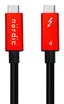 1,5m Thunderbolt 4 USB-C kabel 40Gbps 100W laddning 8K video kompatibel med USB 4 och Thunderbolt 3