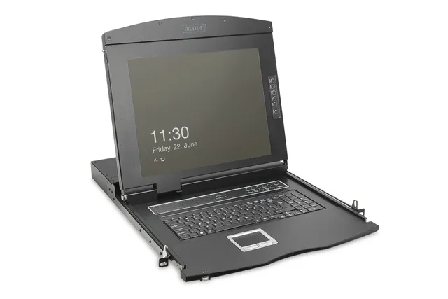 19" DIGITUS KVM console - Full HD (1080p) - 19"