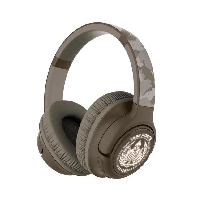 - Call of duty wireless green camo hedphones withn LED backlight