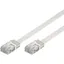 U/UTP Cat6 patchkabel - 2m - Flat- Vit