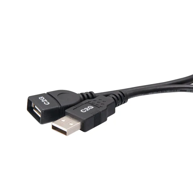 3.3ft USB Extension Cable - USB A to USB A Extension Cable - USB 2.0 - M/F - USB-förlängningskabel - USB (hane) till USB (hona) - 1 m - svart