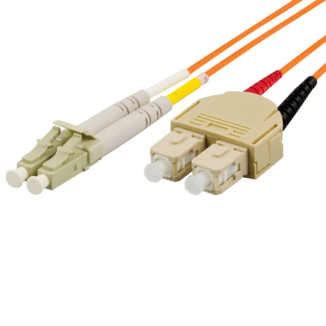 Fiberkablage LC - SC, duplex, multimode, 62,5/125, 5m (LCSC-5M)