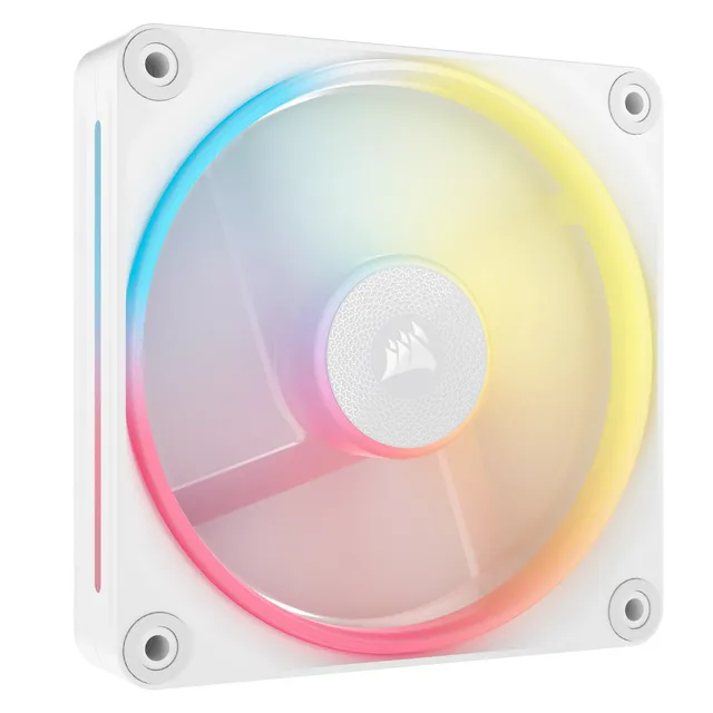 CORSAIR iCUE Link LX120-R RGB - Lådfläkt - omkastat blad - 120 mm - vit