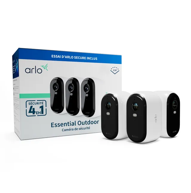 Essential FHD säkerhetskamera (3-pack)