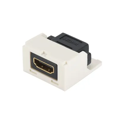 MINI-COM HDMI Coupler Module - HDMI-anslutning - HDMI hona till HDMI hona - offwhite