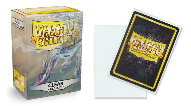 Card Sleeves Clear Classic (100 in box) (Dragon Shield)