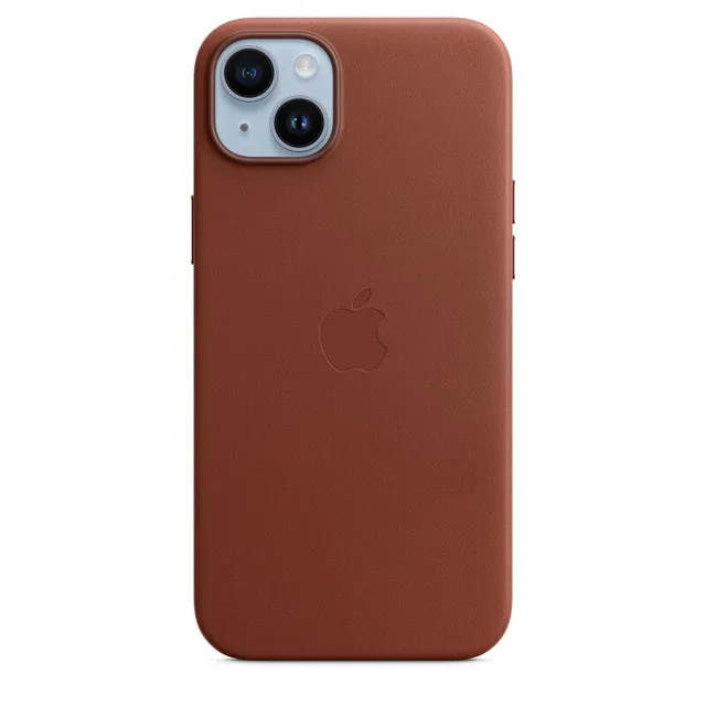 iPhone 14 Plus Leather Case med MagSafe - Umber