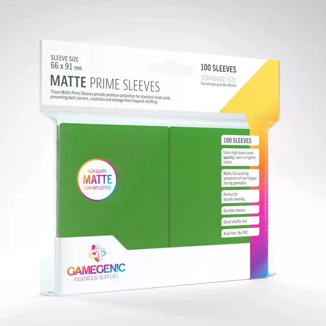 Matte Prime Sleeves grön