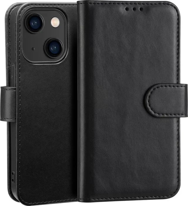 PU leather wallet w/ MagSafe Apple iPhone 14 - Black