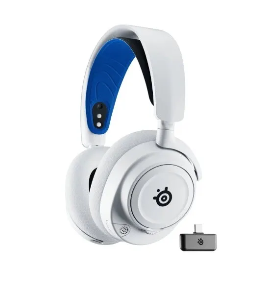 Arctis Nova 7P trådlöst gamingheadset (vit)