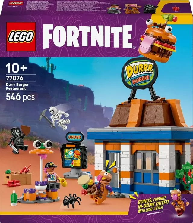 Fortnite Durrr Burgers restaurang 77076
