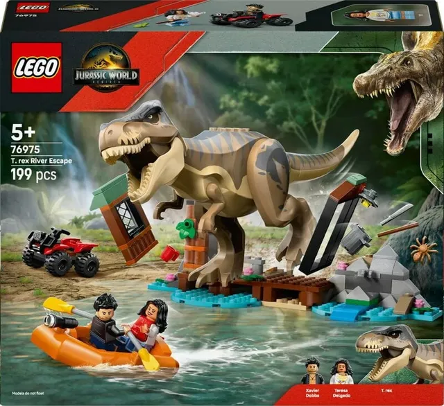 Jurassic World Flodflykt med T. rex 76975