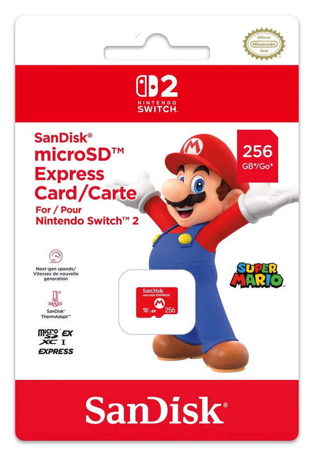 SanDisk Nintendo Switch 2 microSD Express - 256GB