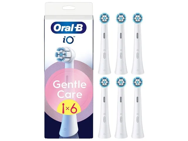Borsthuvuden iO Gentle Care - 6 pcs