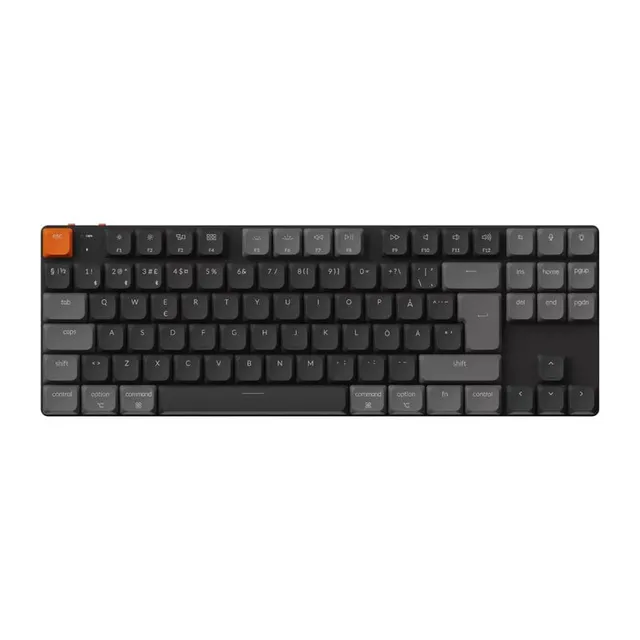 K1v6 RGB Aluminium Hot Swap QMK Keychron Low Profile 2.0 Red