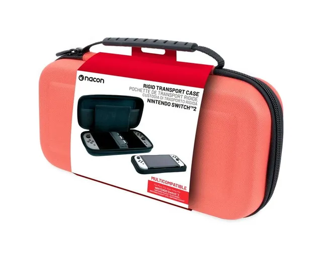 Switch 2 Pouch - Ljus Röd
