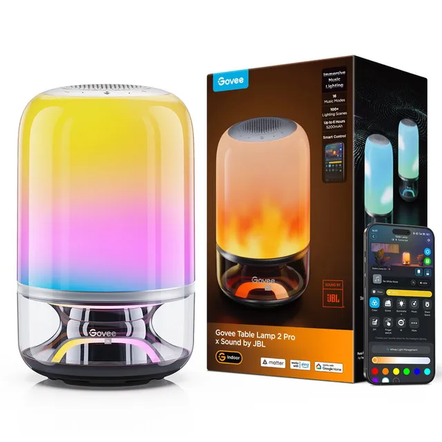 Portable Table Lamp 2 Pro Sound by JBL