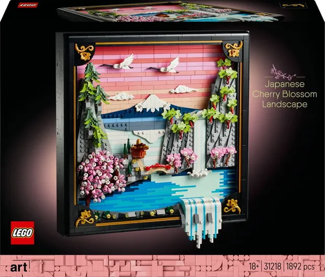 ART Landskap med japanska körsbärsblommor 31218