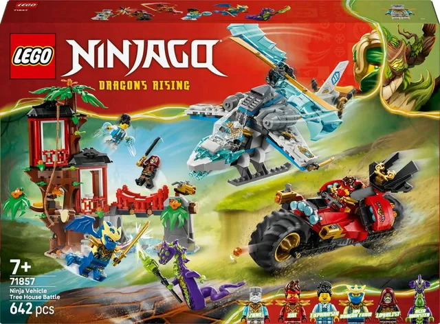 Ninjago Ninjornas fordonsstrid vid trädkojan 71857