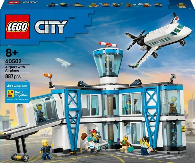 City Flygplats med flygplan 60502