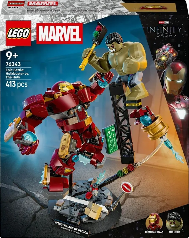 Super Heroes Marvel Episk strid: Hulkbuster mot Hulk 76343