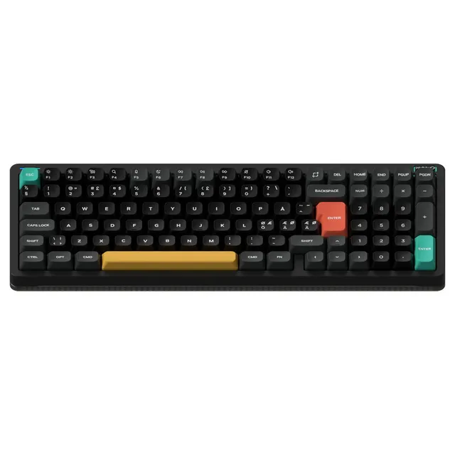 Halo96 V2 Obsidian Black w/Raspberry Switch