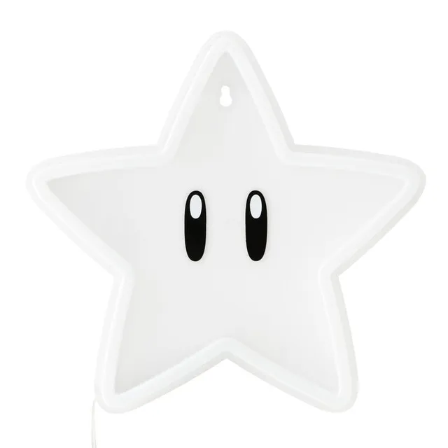 Super Mario Super Star Wall Mountable LED Neon Light