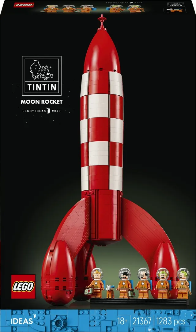 Ideas Tintin Månraket 21367