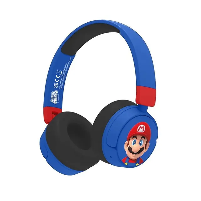 Super Mario trådlösa On-Ear-hörlurar
