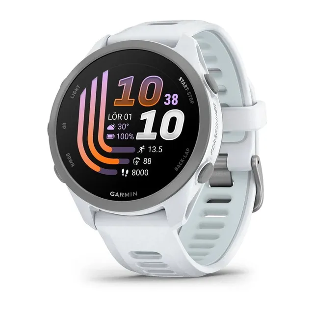 Forerunner 170 smartklocka (whitestone/molnblå)