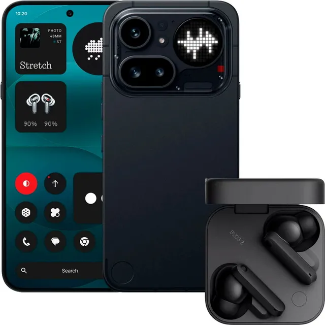 Phone (4a) Pro 8/128GB - Black + CMF Buds 2 By Nothing